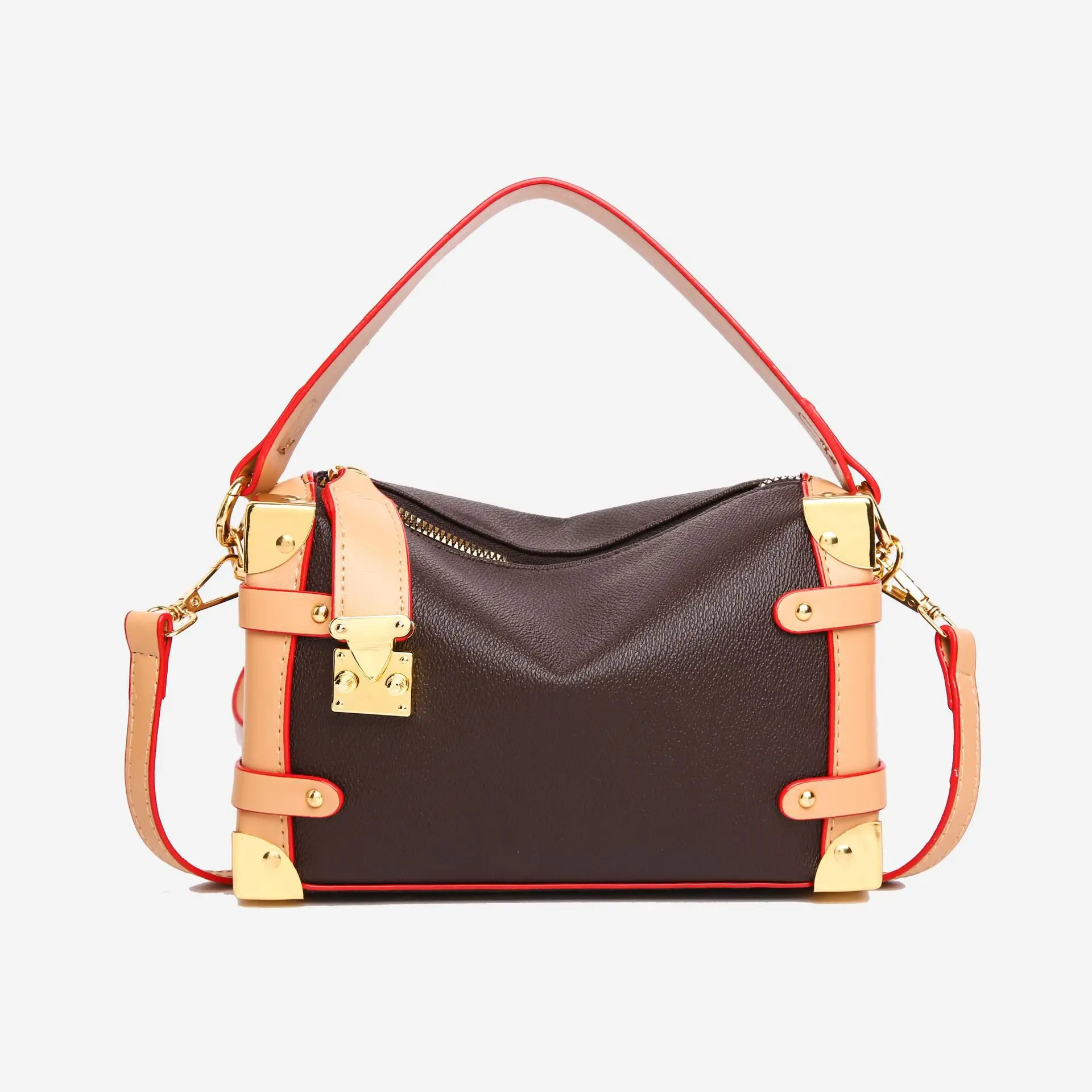 

2025 Clean White Box Bag, Minimalist Chic Shoulder Bag for Women, Modern Structured Crossbody & Top Handle Purse