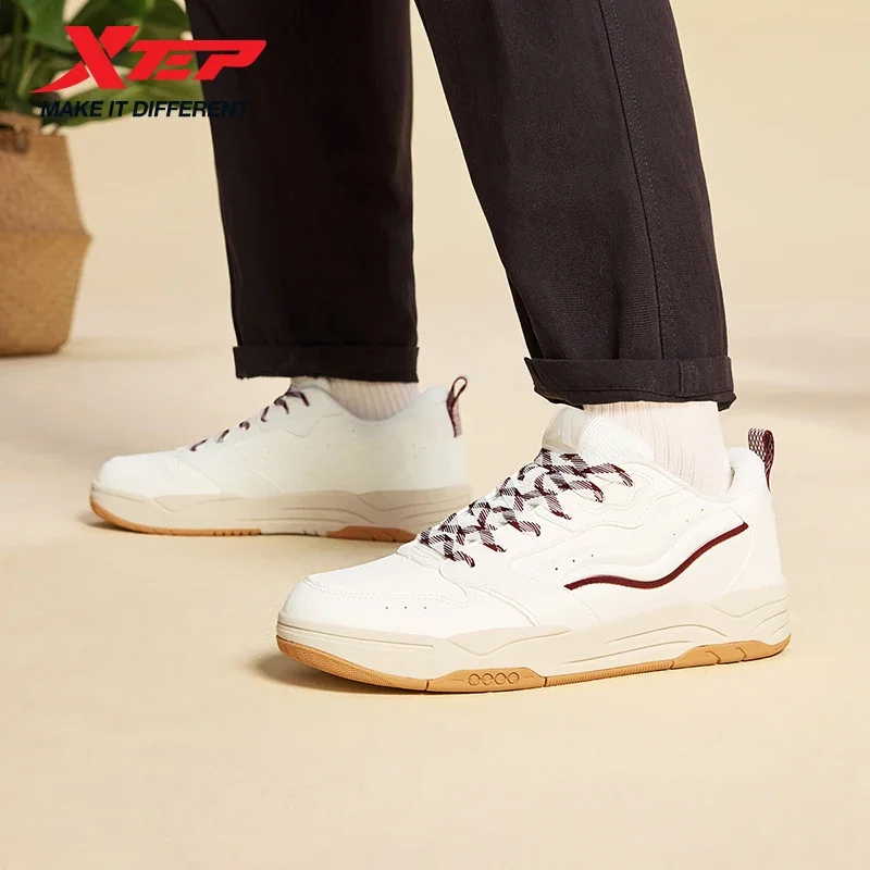

Xtep Men's Skateboarding Shoes 2025 Winter Leisure Lace Up Street Style Comfortable Wear-Resistant Casual Shoes 875419310004