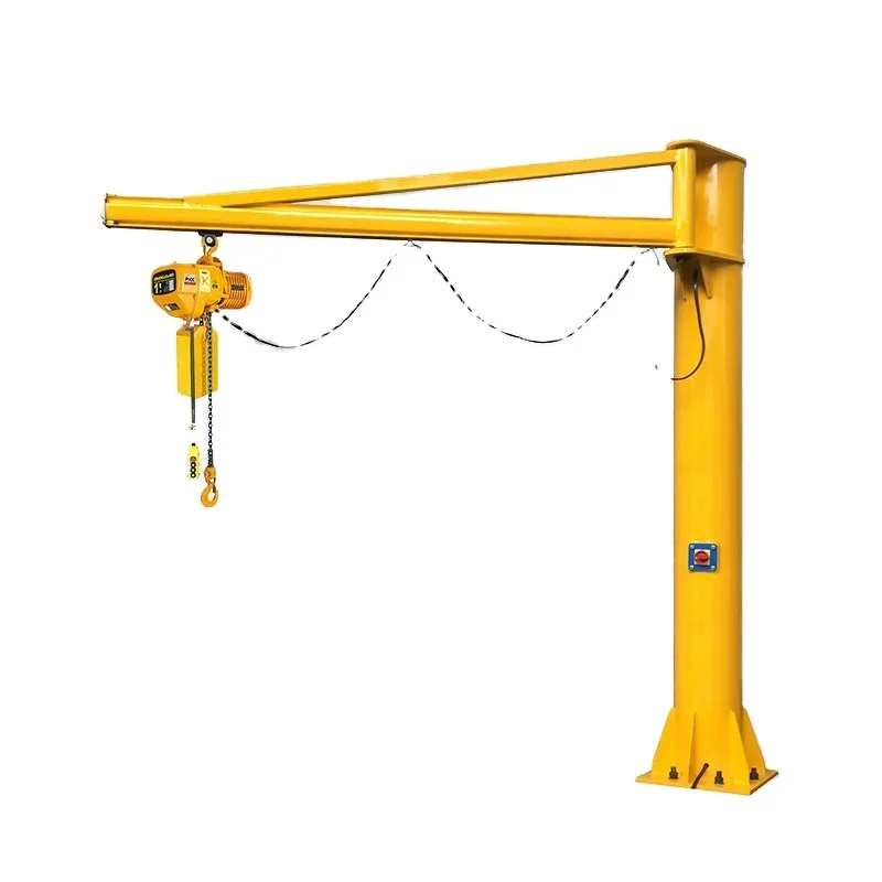 360 degree small column cantilever portable 5 ton 1 ton 0.5 ton jib crane 500kg 1000kg 2000kg for sale