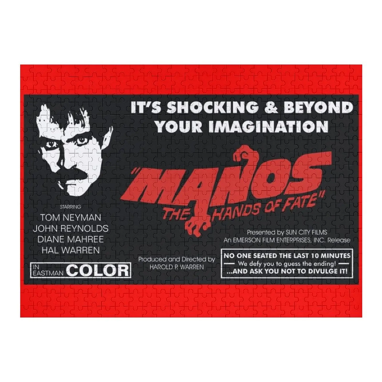

Manos: The Hands of Fate Jigsaw Puzzle Custom Child Personalised Jigsaw Puzzle