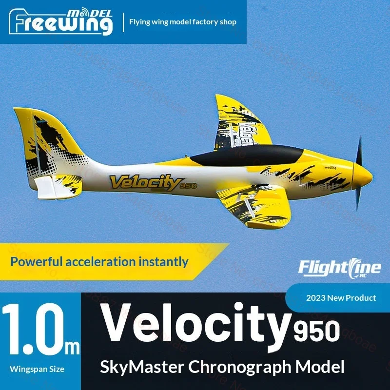 Freewing Flightline Velocity 950 Rc Racing Airplane Model 1000Mm Wingspan Hand Throw Takeoff Landing Good Airspace Adaptability