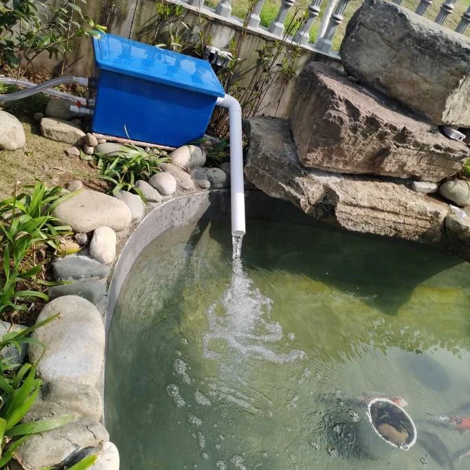 

Manufacture NB-3 Fiberglass Fish Pond Filter Water Circulation Filtration System Outdoor Courtyard Koi Pond Filter Box