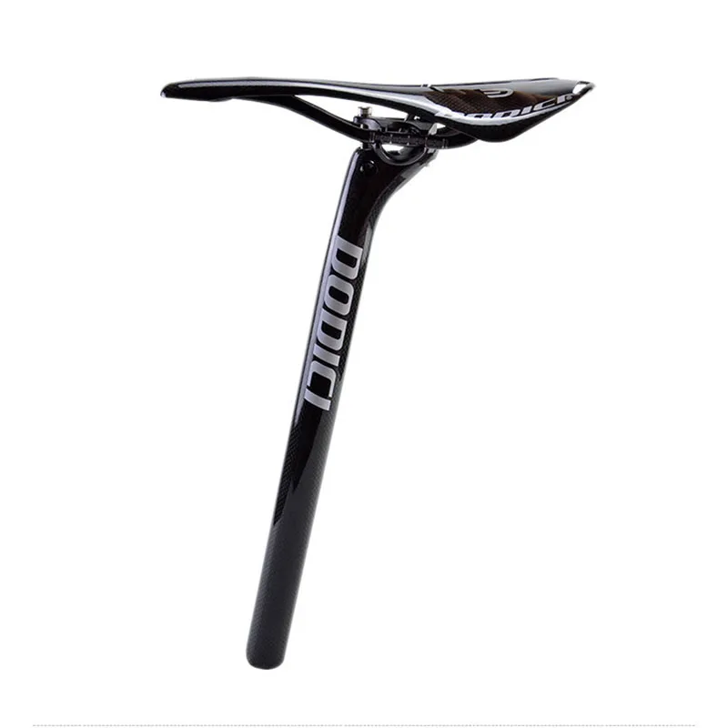 DODICI Carbon fiber Bicycle Seatpost 27.2 30.8 31.6 Seat tube 350mm/400mm MTB Road Bike 3K Gloss Ultralight seatpost Offset 25mm