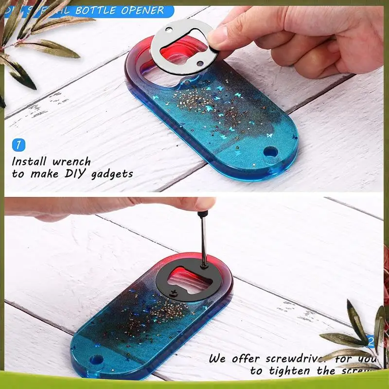 

1 Set Round DIY Bottle Opener Hardware Kit DIY Beer Opener Round DIY Bottle Opener Bottle Opener Hardware Black+Silver