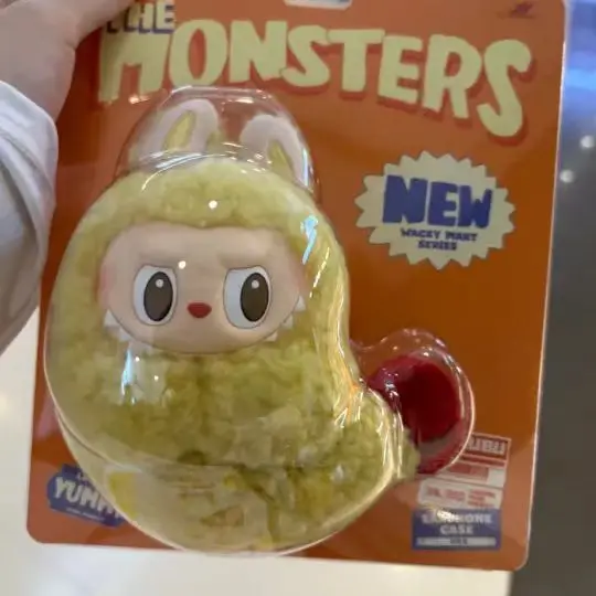 Bolsa para auriculares de camarón Tempura 100% original, regalo colgante de juguete de peluche