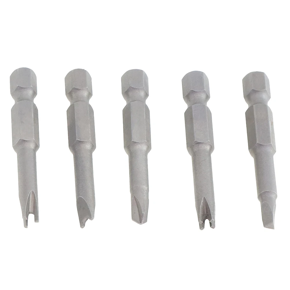Special-Shaped Screwdriver Set, U, Y Shape, Triangle, 50mm, Screwdriver Bits, Parafusadeira Herramientas, Ferramentas, 5Pcs