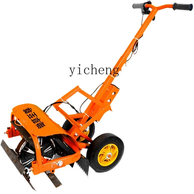 

ZWS agricultural electric lawn mower cultivated land trenching machine agricultural plowing field rotary tiller household