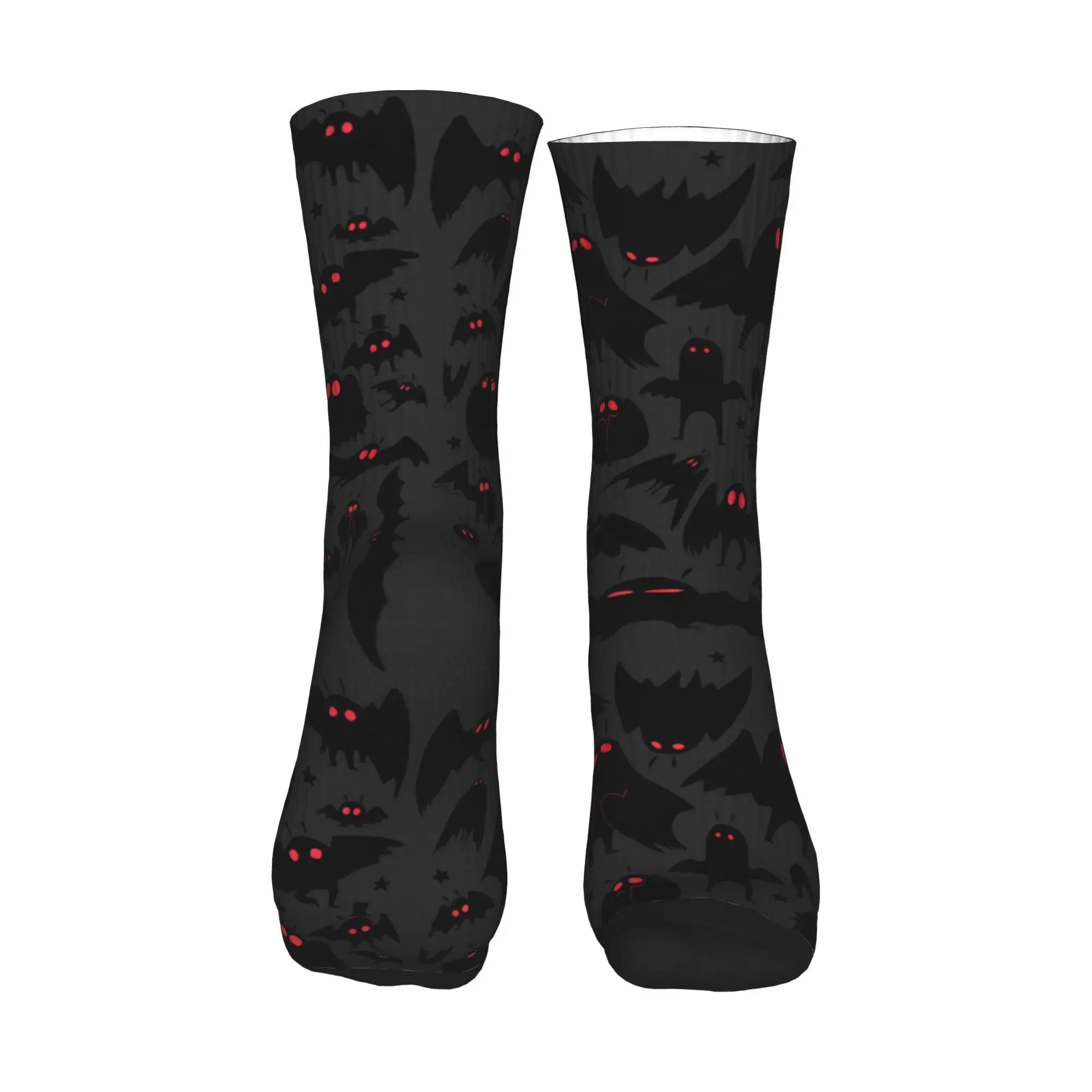 Cute Cryptids Mothman Pattern  Sports Socks High Quality Stockings All Season Long Socks for Man's Woman's Birthday Present