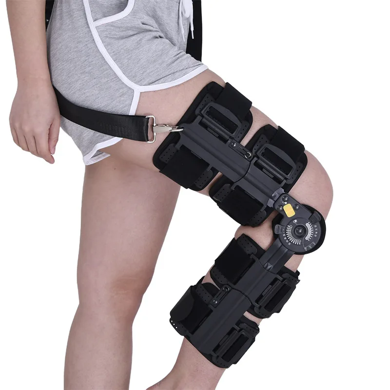 Household adjustable knee joint support lower limb support knee knee rehabilitation leg fracture meniscus protective gear J2304