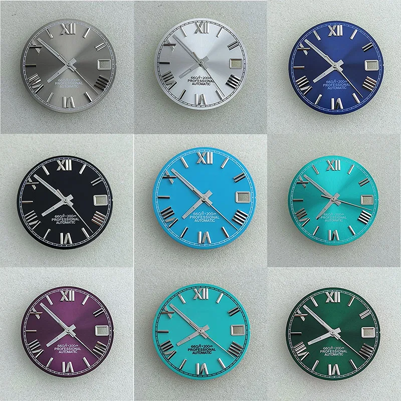 Roman dial NH Dial accessories 28.5mm dial accessories for NH/35A/36 automatic mechanical movement watch accessories