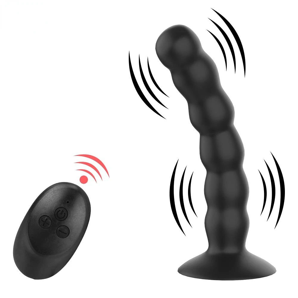 

10 Modes Vibrator Vagina Prostate Massage Wireless Remote Control Sex Toys for Women Men Butt Plug Strong Suction Cup Anal Beads