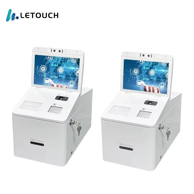 A 10.1-inch Desktop Self-service Bank Card Issuance Machine   Touch Screen Self-service Card Issuing Terminal