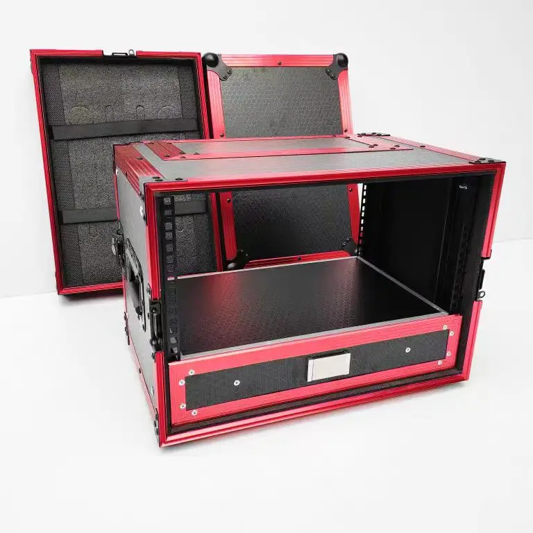 2U 3U 4U 5U 6U 8U 12U 14U 16U 18U 20U Deep  Customized flight Case for wireless mic  with space for receiver and transmitter