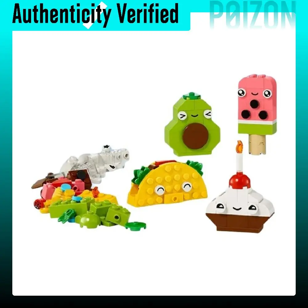 LEGO Classic Creative Collection, Cute Food Fun Assembly Building Blocks 150pcs 11039 11039-