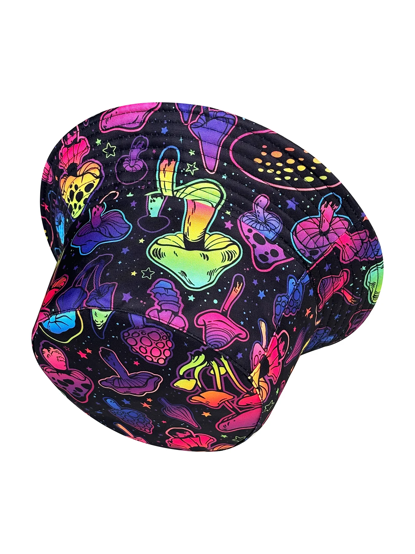 قبعة دلو الفطر الملونة حالمة، قبعة شمس قابلة للعكس، قبعة قاء زجاجي أنيقة قابلة للطي، قبعة دلو لجميع المواسم، مناسبة للأنشطة الخارجية ومغامرات الشاطئ