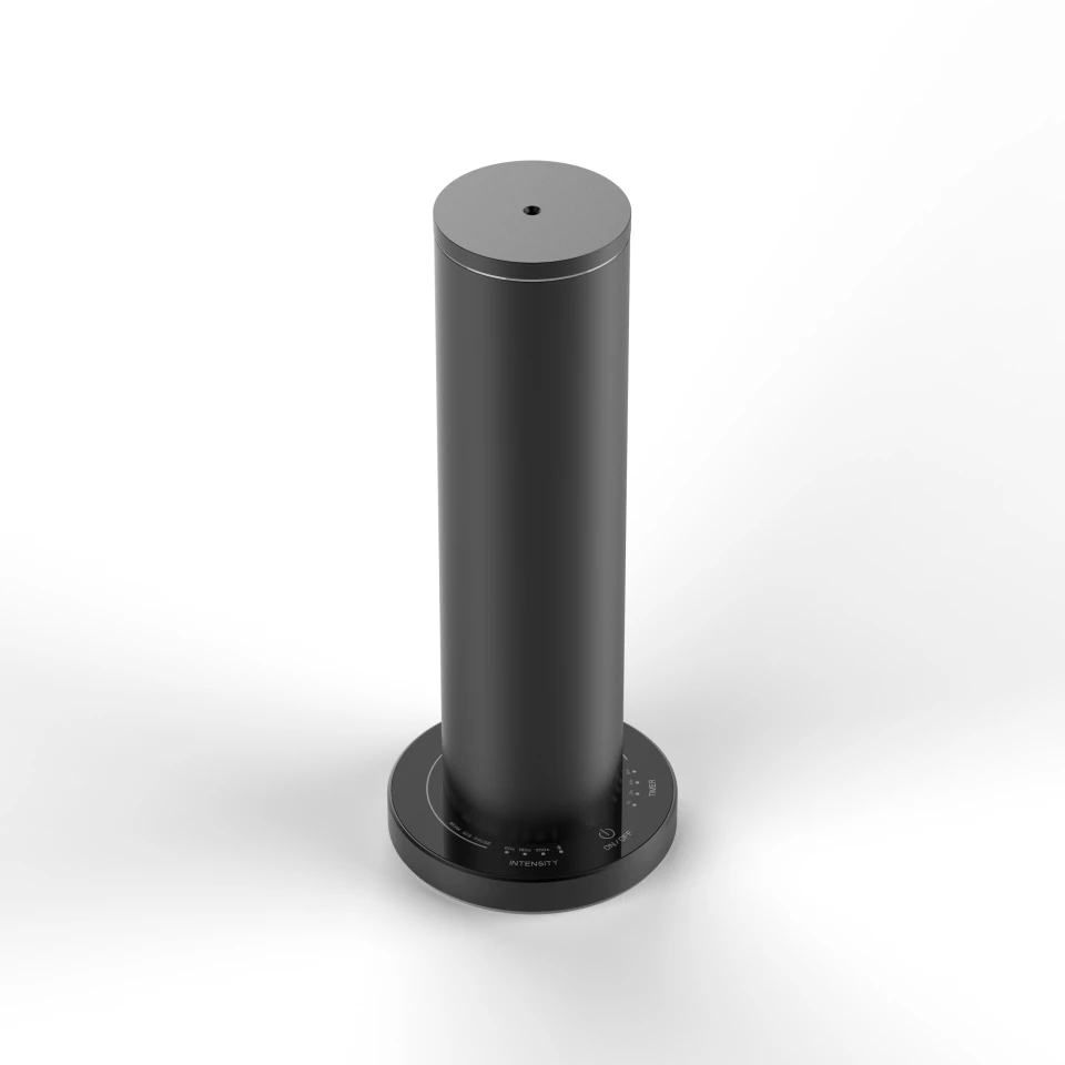 300m3 Medium Area Black Color Aluminum Touch Screen Control Scent Diffuser Machine Wholesale Hotel Arabian Aroma Diffuse 300ml