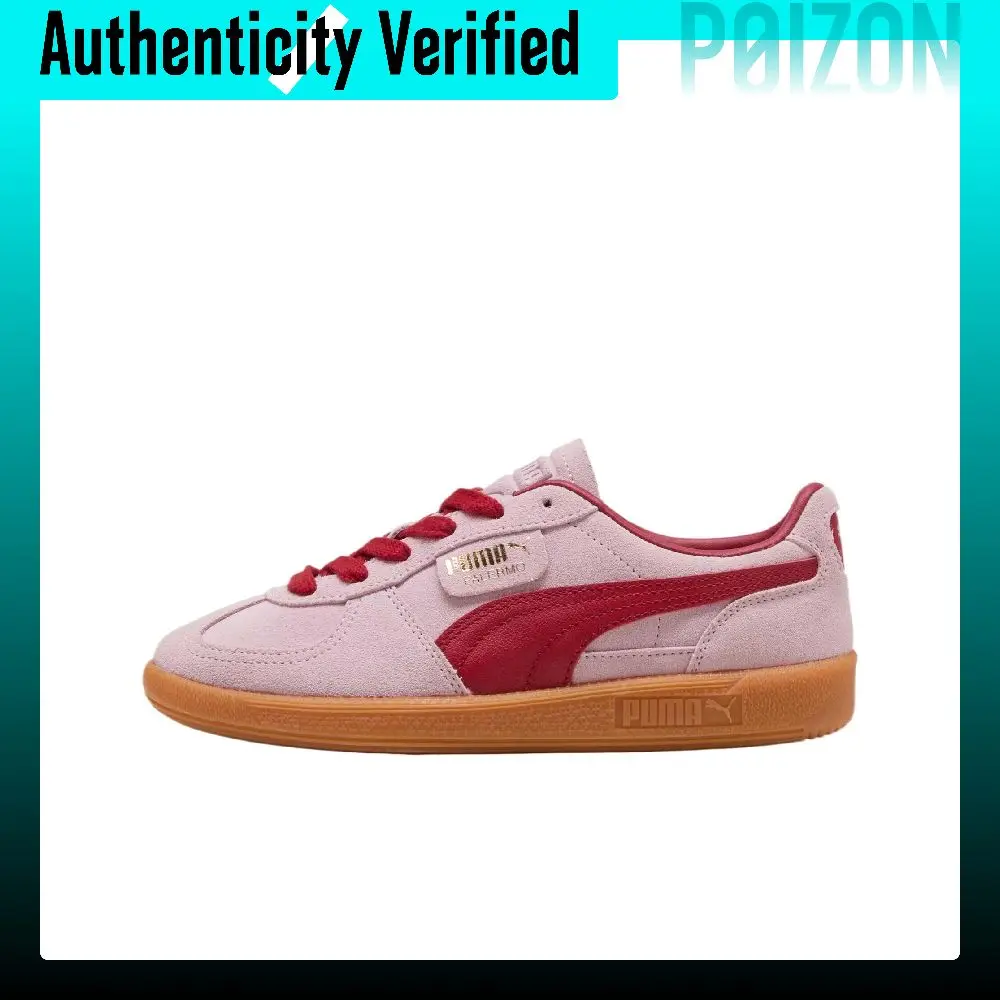 PUMA Palermo Breathable Low top German Army Trainers Unisex Pink 396463-50