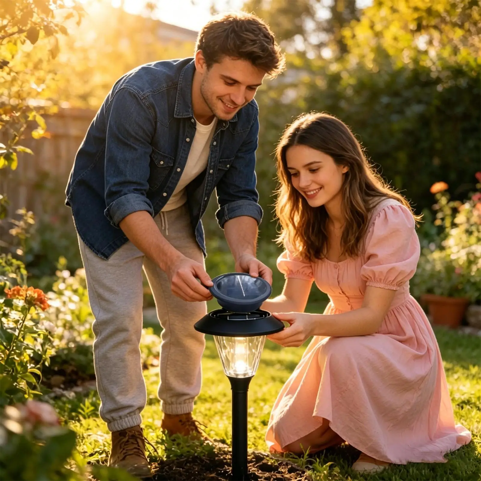11cm Solar Light Replacement Top Waterproof Lamp Cover Outdoor Solar Light Lid for Garden Pathway Patio, Yard Porch Walkway