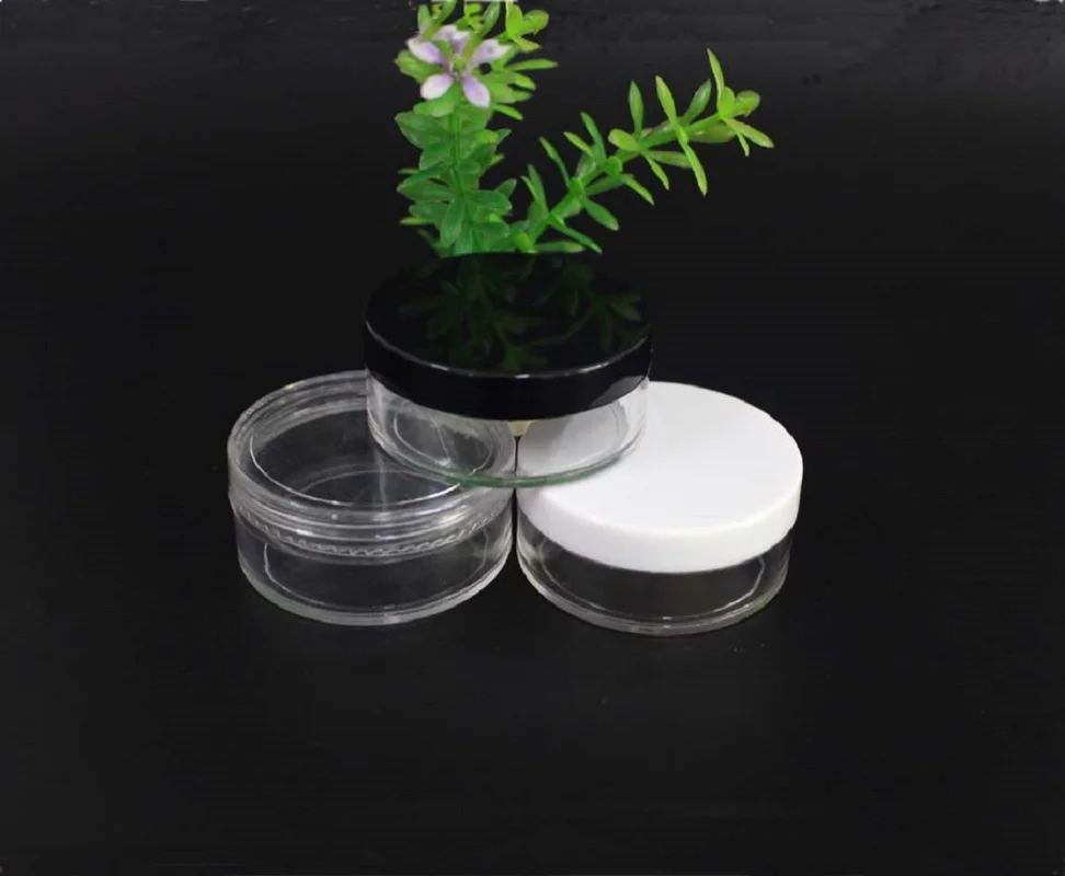 20g plastic jar tin pot bottle for art nail make up eye shadow container essence cream moisturizer skin care cosmetic packing