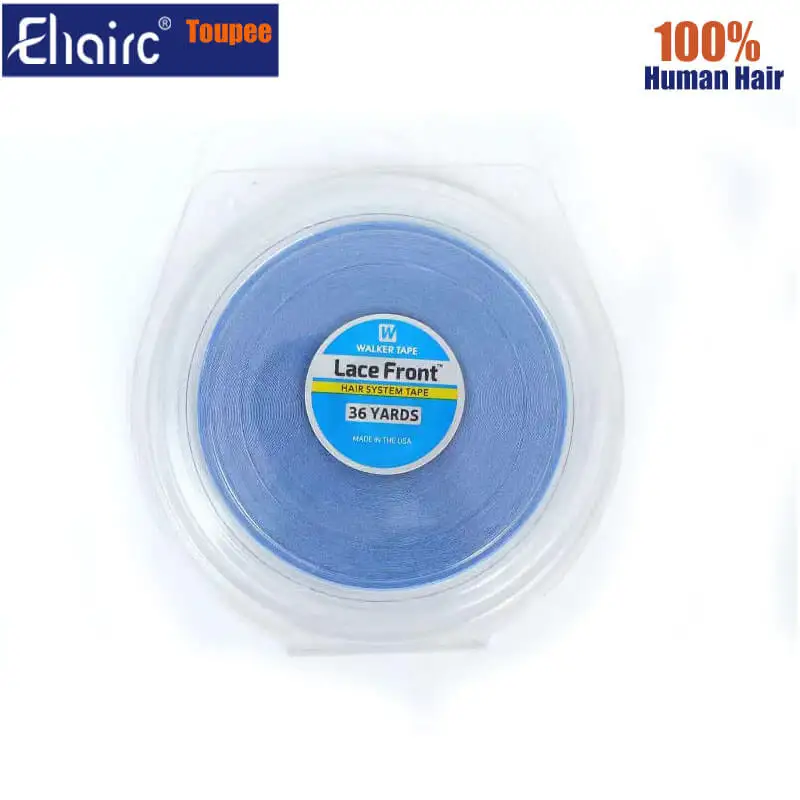 Blue Strong Lace Front Support Walker Tape Roll For Wig Toupee Double Sided Adhesive Hair System Tape 3yards 12yards 36yards