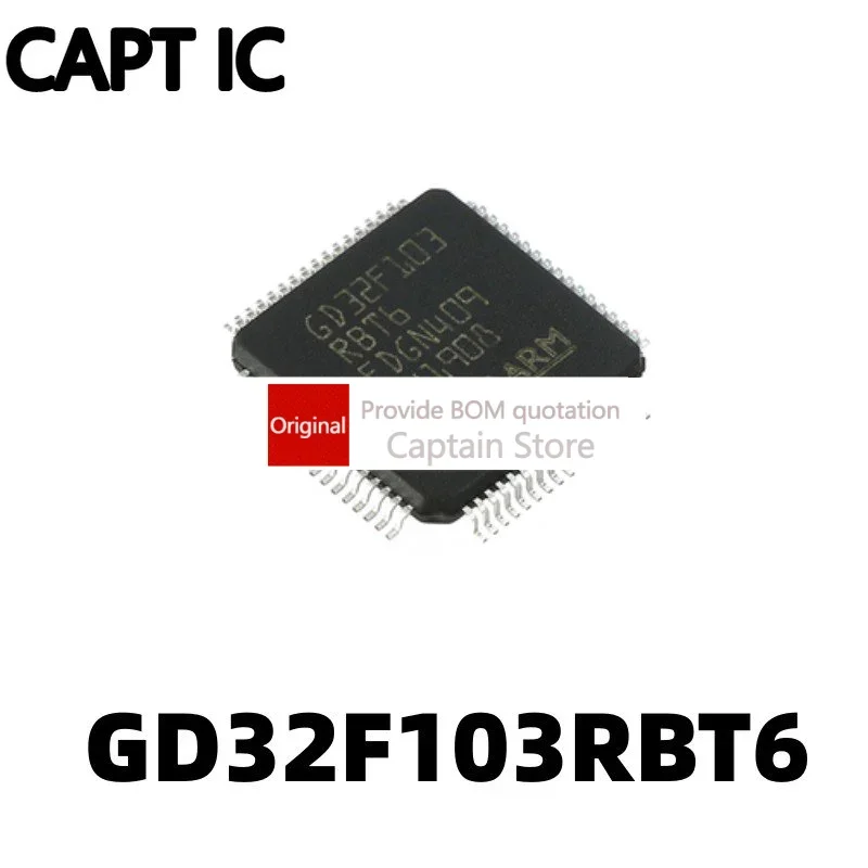 5PCS  GD32F103RBT6 QFP64 replaces STM32F103RBT6