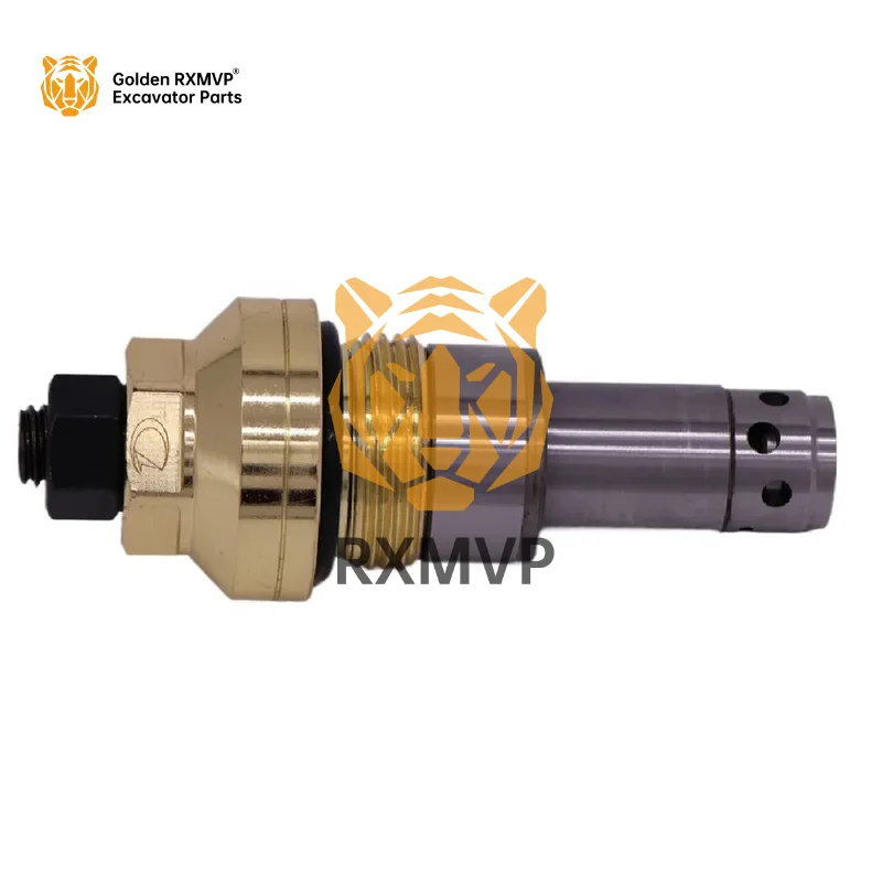 SH200A3 walking main relief  valve  Overflow valve Excavator spare parts  Construction Machinery  travel unloading valve