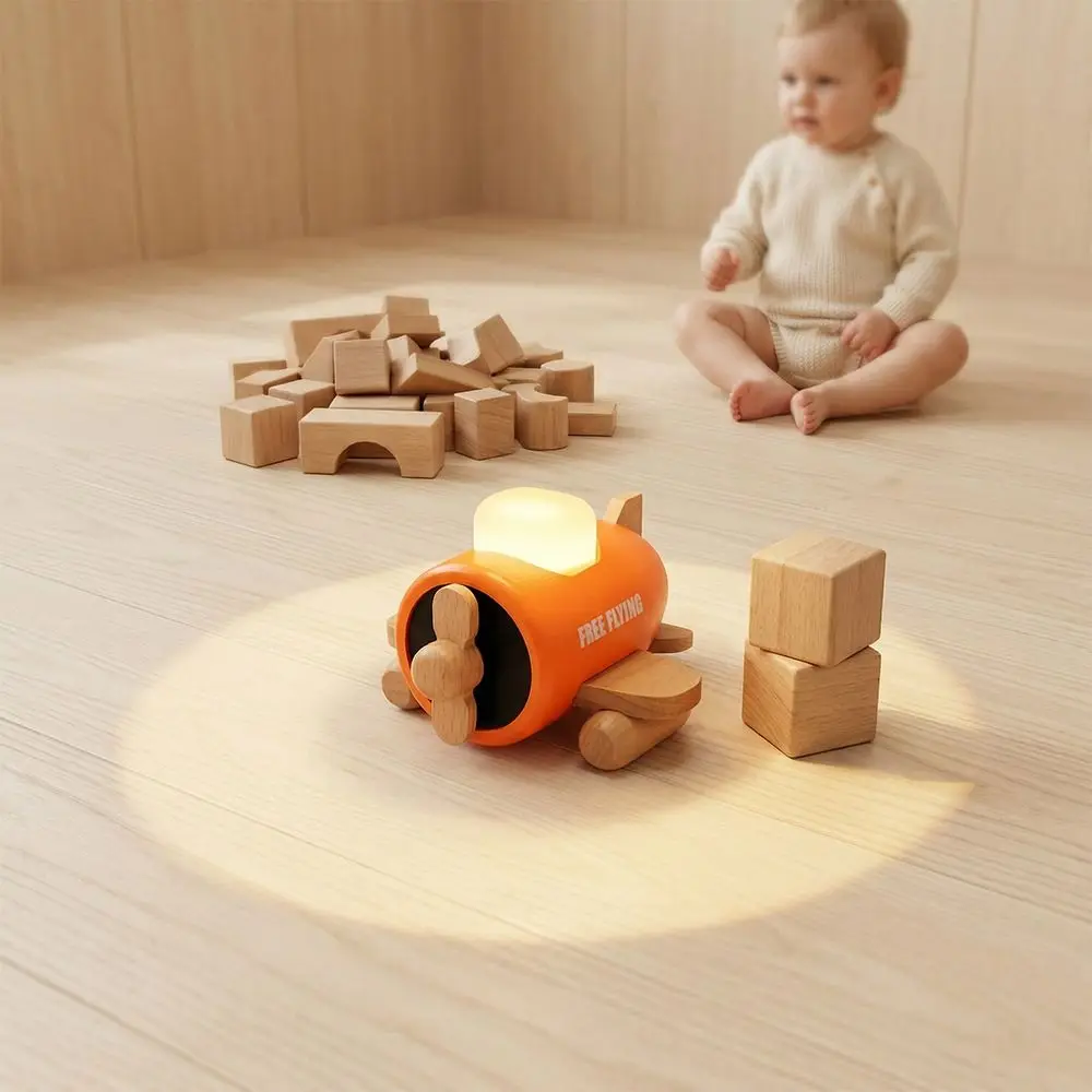 

Светодиодный ночник-самолет, 7-цветная RGB-лампа с изменением цвета, атмосферная лампа с плавной регулировкой яркости, мягкая прикроватная лампа для детской спальни