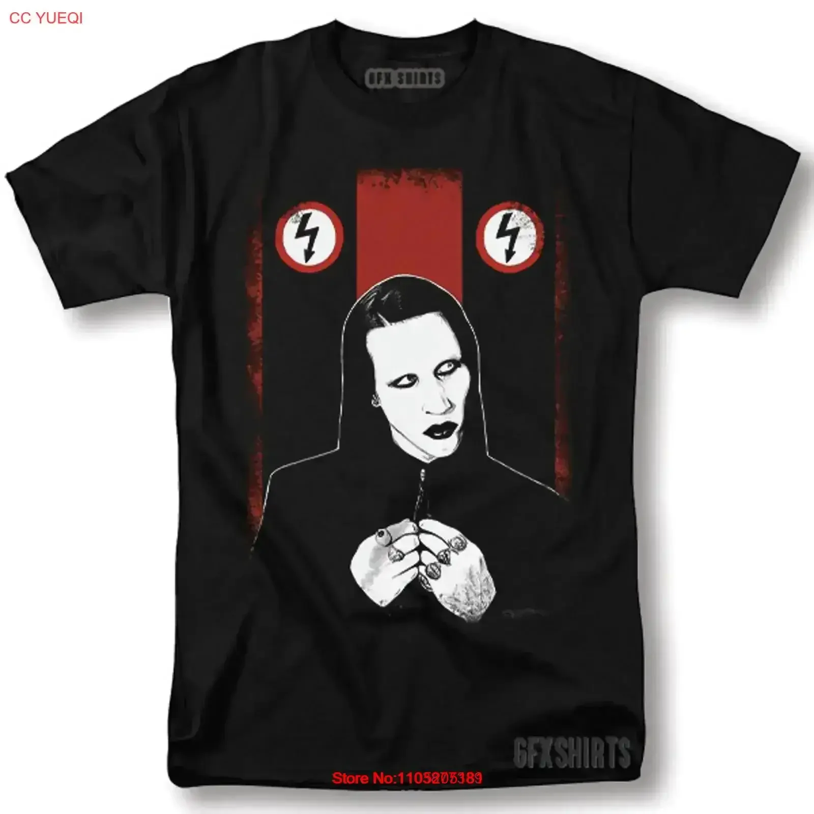 

Футболка Мэрилин Мэнсона Rock Merch Concert Tour, винтажный дизайн, стильная, удобная, уличная, дышащая, винтажная, стираная