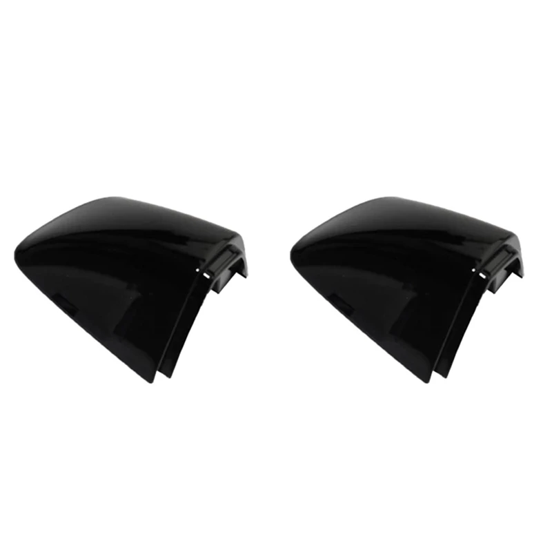 2X 1K8837879 5KD837879 Front Left Door Handle Lock Cylinder Cover For Golf 6 Passat Sharan Skoda Superb Seat Black