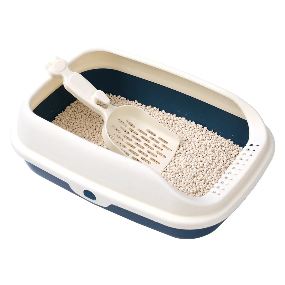 Semi-closed Cat Litter Boxes, Splash-proof Cat Litter Boxes, Durable And Drop-proof Cat Toilets