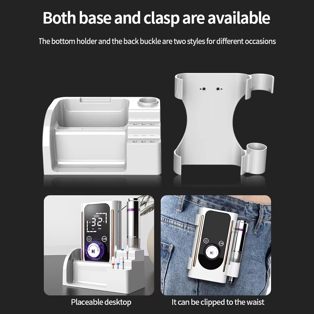 45000RPM 高速 USB 充電式ネイルグラインダー E ファイルネイルドリルマシン爪ポリッシャー用