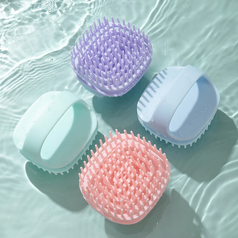 Massage Brush Finely Crafted Silicone Brush Head No Harm To The Scalp Massager Easy To Clean And Has No Sharp Edges Or Corners