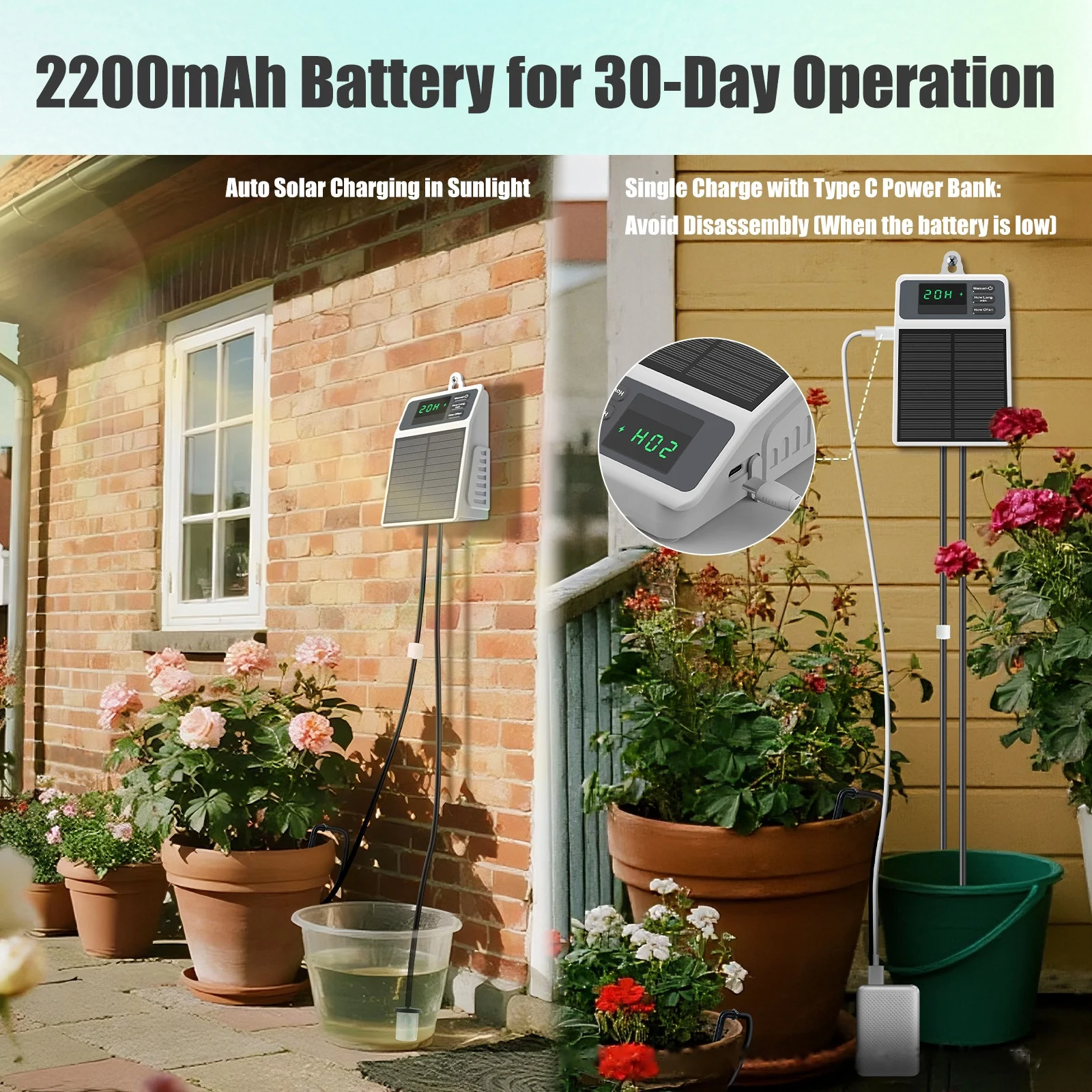 Solar Powered Drip Irrigation - Solar Drip Irrigation Kit Garden recension och pris