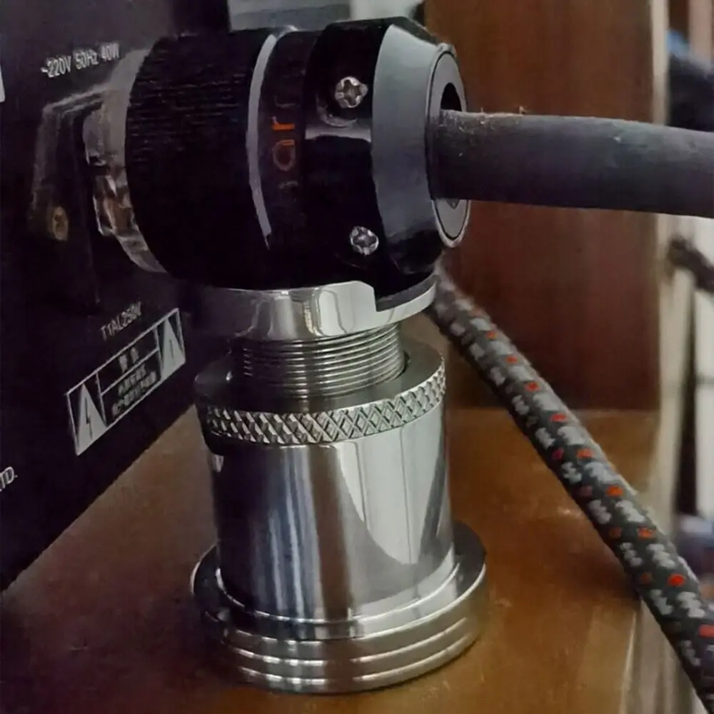 1Pcs Aluminum Alloy Audio Cable Support Stand Vibration Isolating Shock Absorber Power Cable Tray Tripod Support