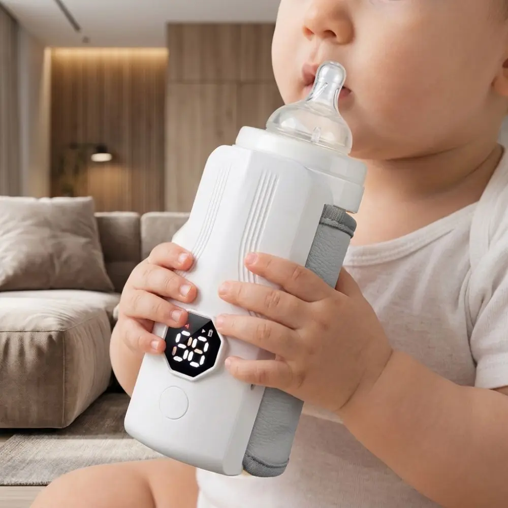 

6 Level Temp Control Baby Milk Warmer BPA Free Cordless Breast Bottle Warmer Even Fast Heating Accurate Temperature Control