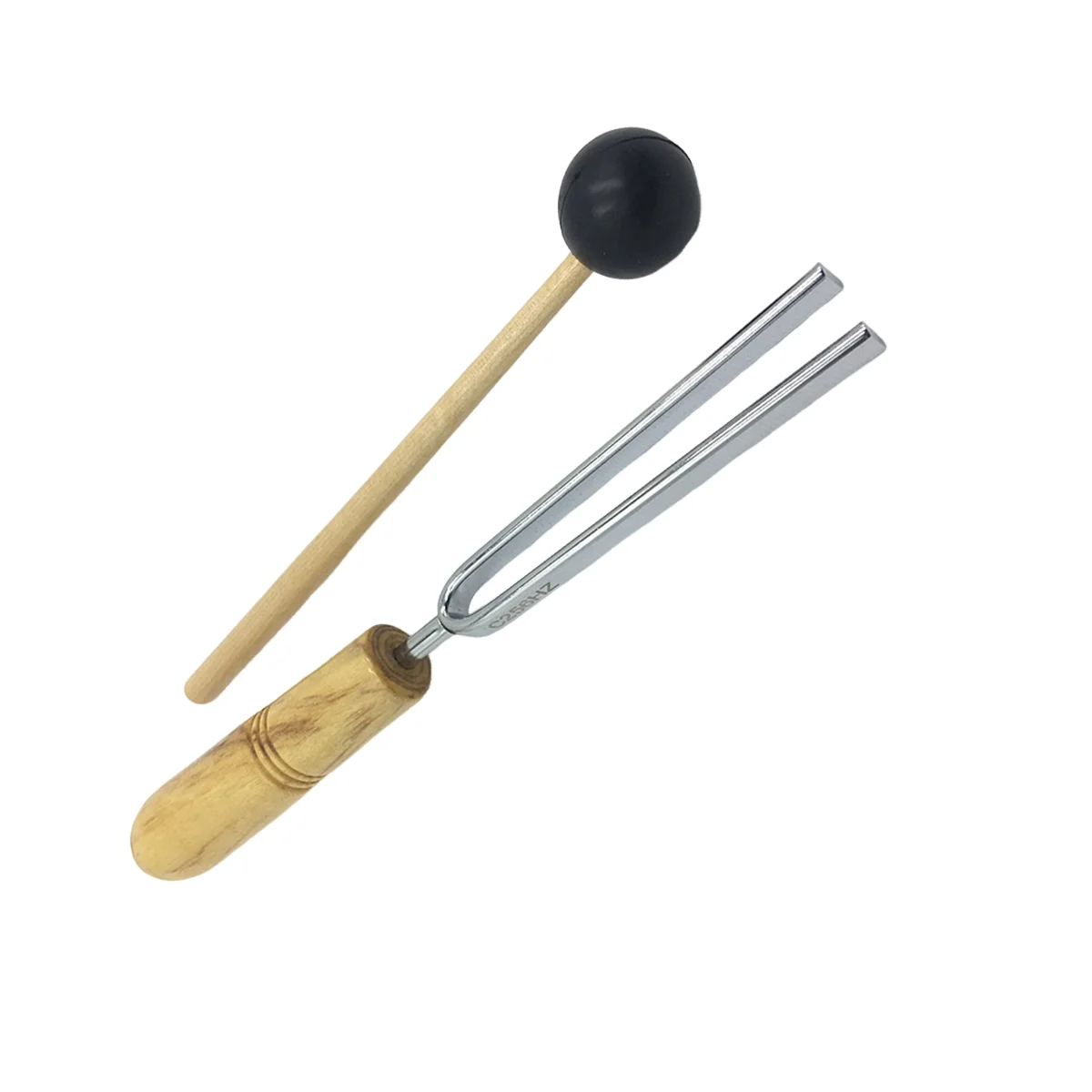 

256Hz Aluminum Alloy Tuning Fork with Hammers for Nervous System Testing Sound Healing Therapy Health Care