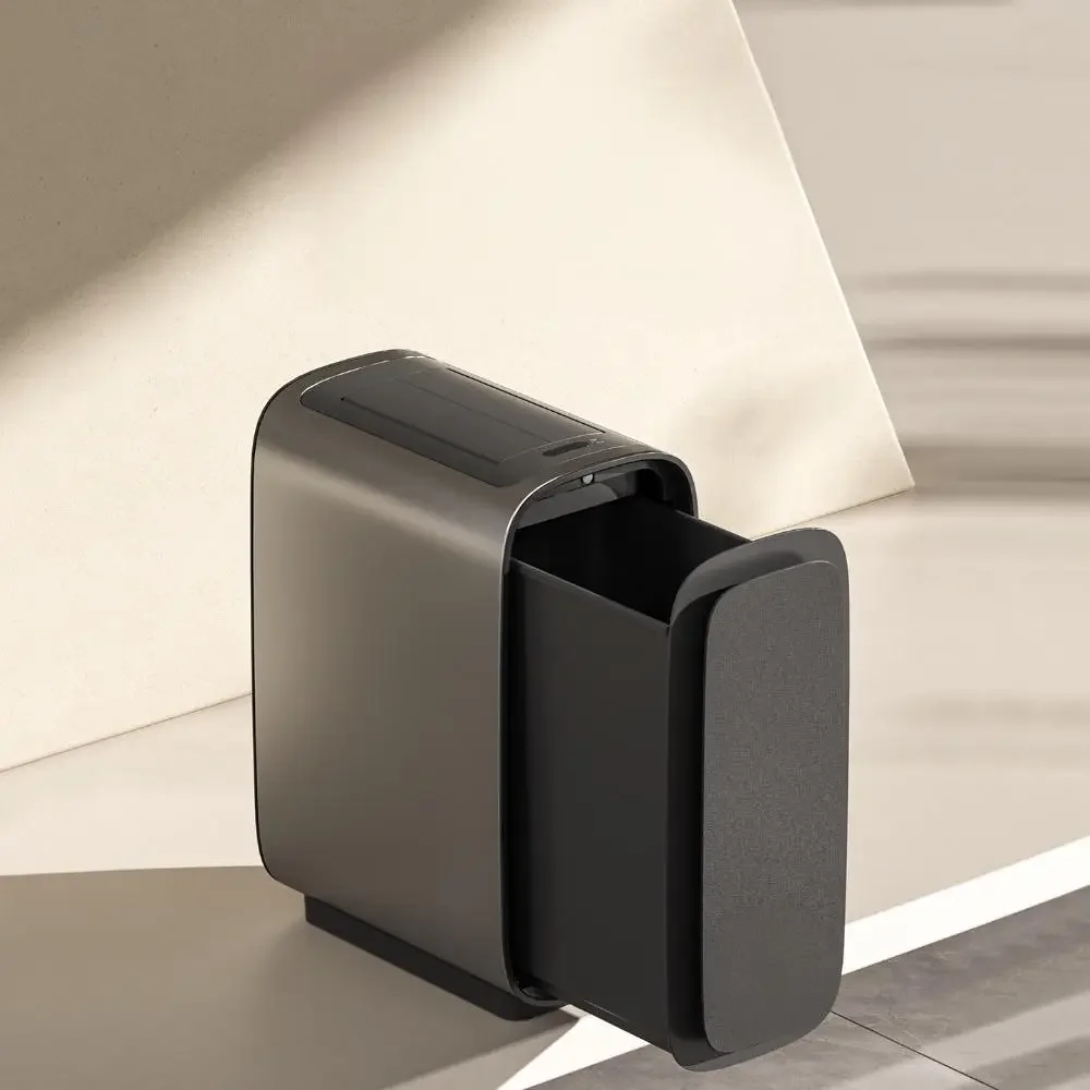 9L Stainless Steel Smart Dustbin Sensor Automatic Trash Can with Double wings Open Lids Waste Bin Intelligent Garbage Bin