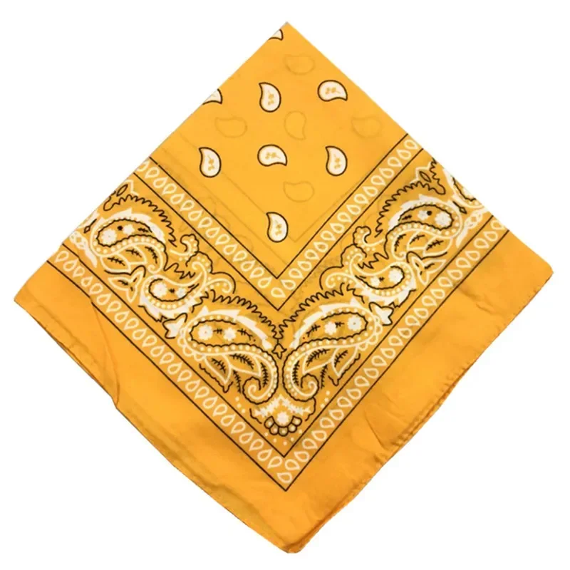 1/2 Stuks Mannen Vrouwen Katoen Bandana Haarband Cowboy Heren Biker Sport Hoofddeksels Pols Hairwrap Enkelzijdig Hoofd wrap Sjaal Paisley