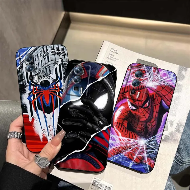 

Marvel Anime Spider-Man Cool Phone Case For Xiaomi Redmi 12 13C 12C 13 10C 9T A2 9A 9C 7A Note 10S 8T 10 9 8 Pro 4G 5G Black