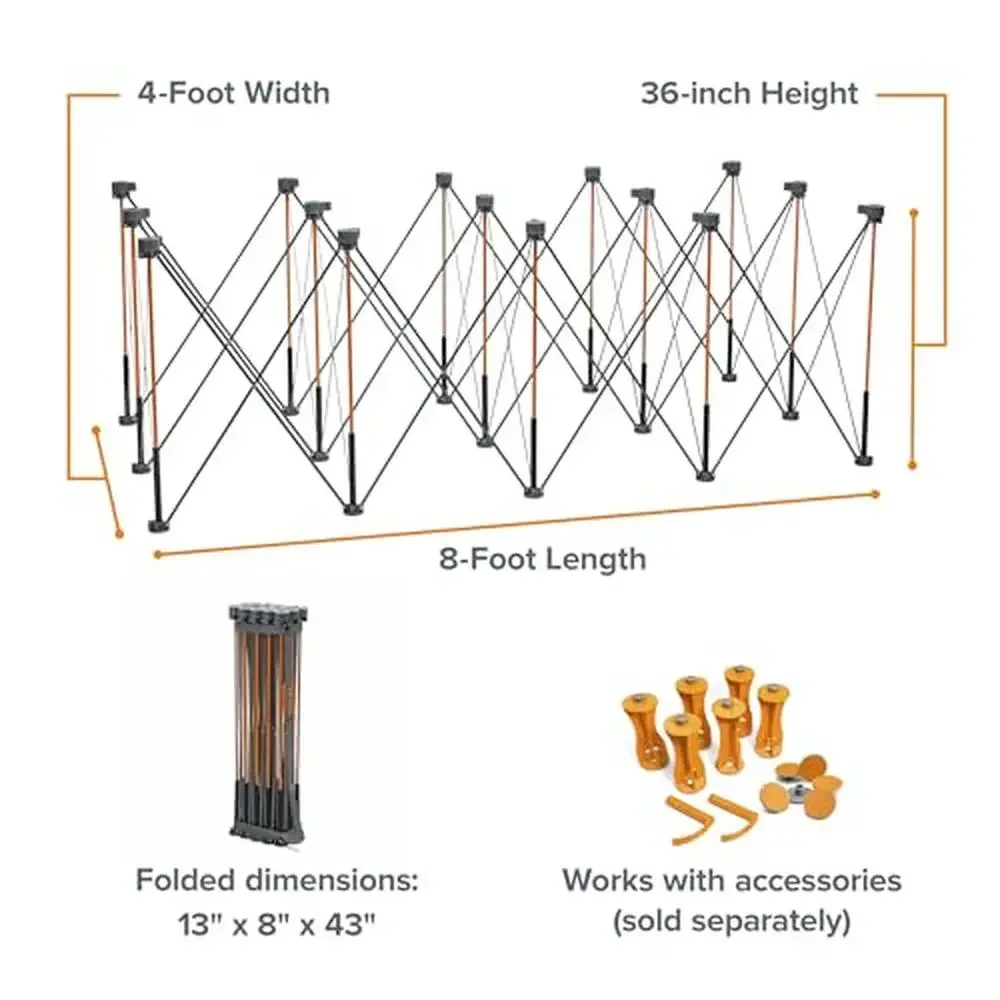 Portable Folding Workstand Collapsible Workbench Heavy Duty Woodworking Table BORA Centipede CT15