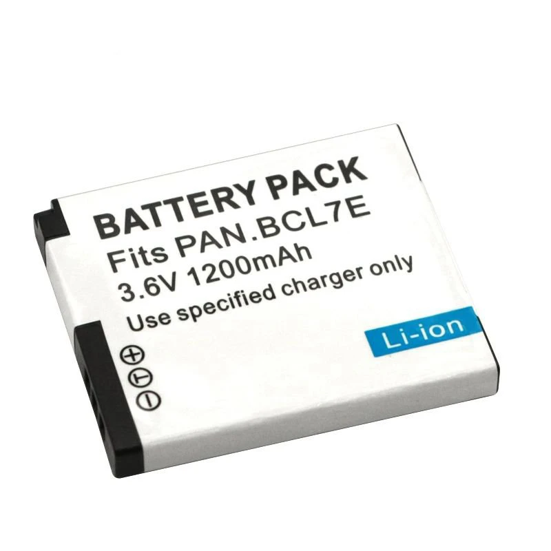 DMC-FH50 FS50 F5 SZ3 SZ9 XS1 DMW-BCL7E 3.6V 1200mAh Camera Lithium Battery Pack