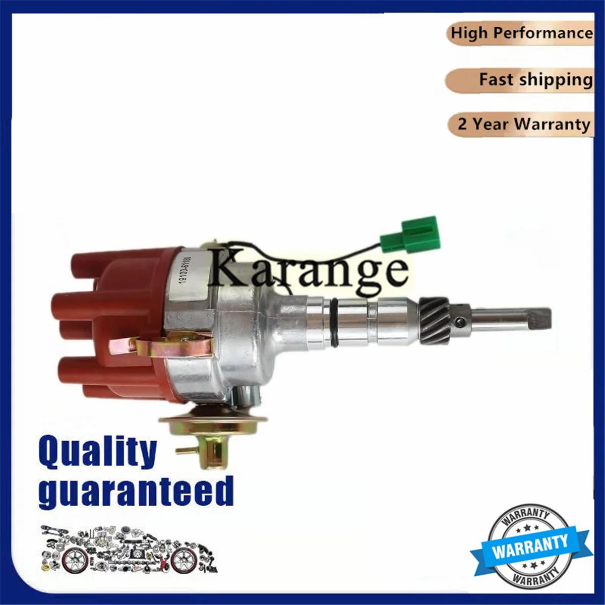 19100-61180 1910061180 Electronic Distributor for Toyota Land Cruiser 2F 4.2L 3F 4.0L FJ40 - FJ80 Carby 1975-1992 view 6
