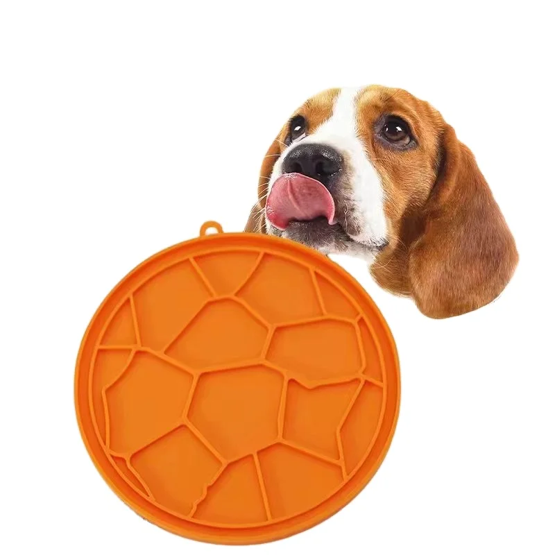 Estera para lamer de silicona ecológica más popular de Amazon para gatos, perros, mantel individual de comida lenta/placa con ventosa, fabricante al por mayor
