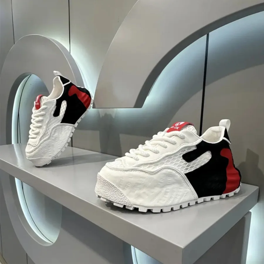 

Мужская обувь, новая летняя дышащая обувь с толстой подошвой, сетчатая обувь, нескользящая, износостойкая обувь с закрытой подошвой, кроссовки, мужская повседневная обувь