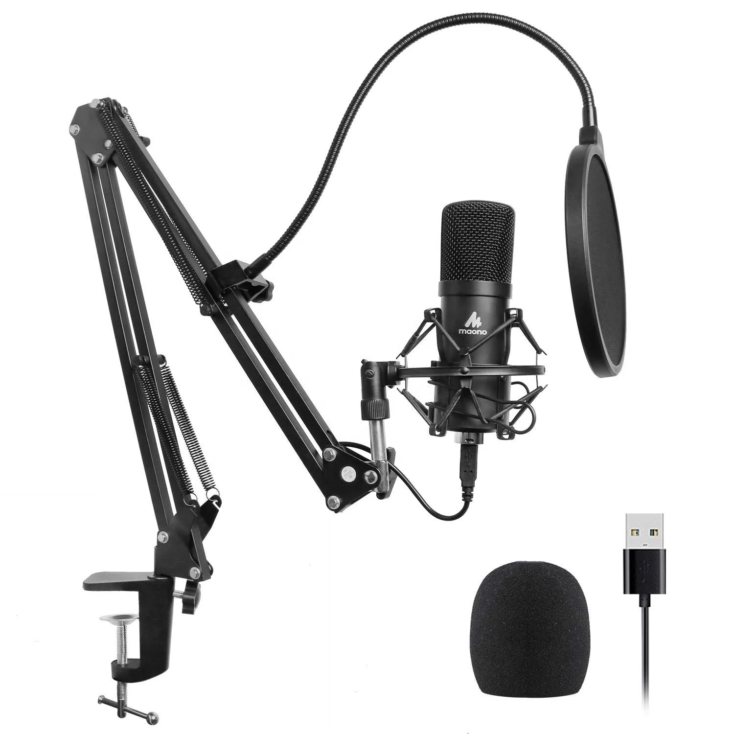 

OEM Condenser Microphones Studio Recording Kit USB Microphone Podcast Microfono Live Streaming Gaming Microphones
