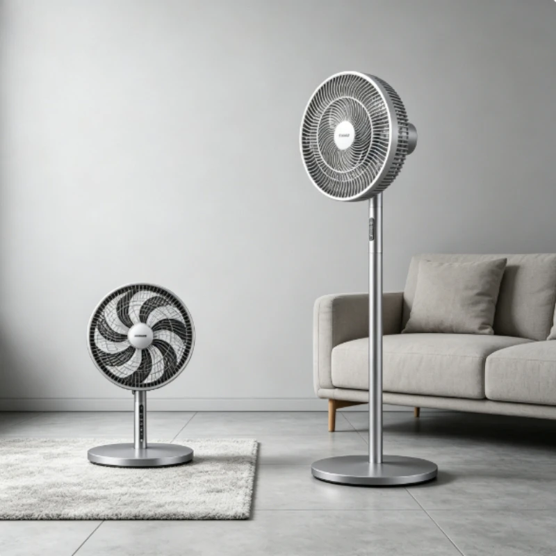 220V Haier electric fan floor fan household high wind power strong table standing energy-saving shaking head electric fan