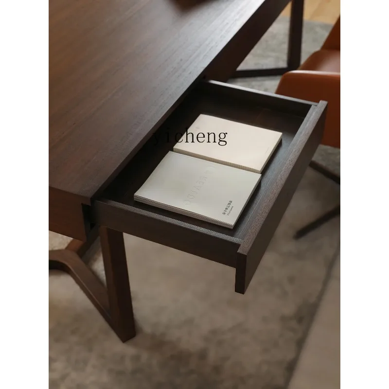 CZ-31  solid wood living room large desk study calligraphy table light luxury modern workbench