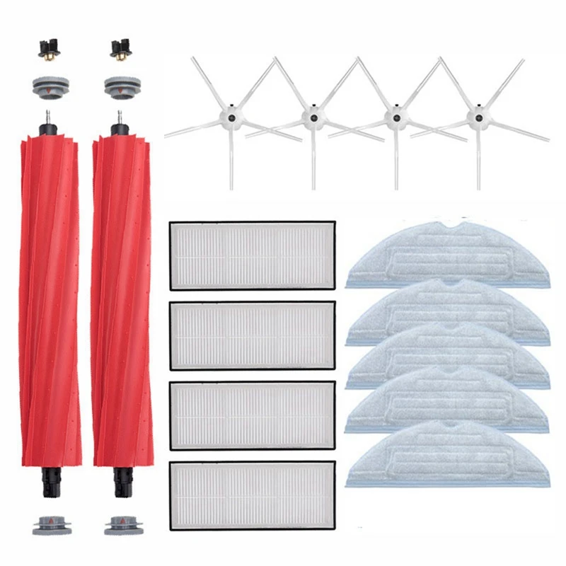 Terlaris! Pengganti sikat utama kain pel Filter Hepa sikat samping untuk Xiaomi Roborock S7 T7S T7plus suku cadang Penyedot Debu