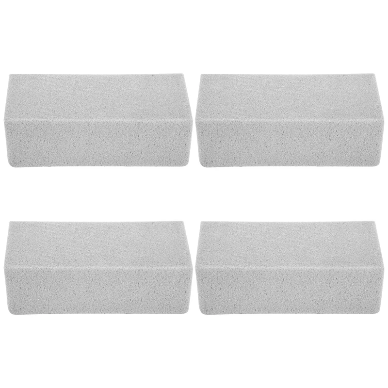 4Pcs Dry Floral Foam for Artificial Flowers Wet Floral Foam Bricks Grey Florist Blocks for Flower Arrangement