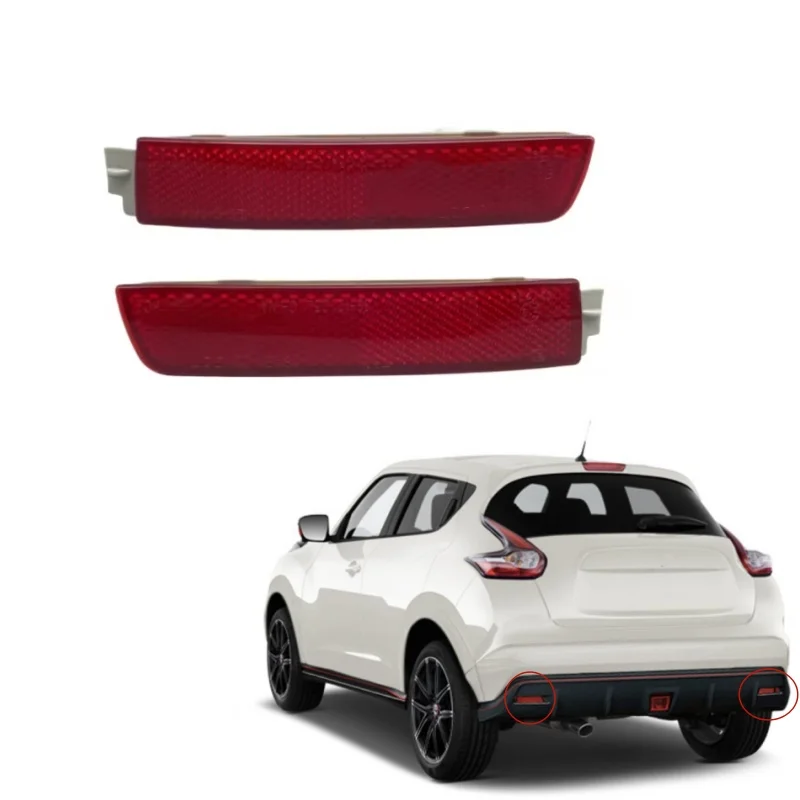 1pair Rear Bumper Reflector Rear Bumper light For Nissan Juke Nismo 2013-2017 For Infiniti FX35 Base 2009-2012